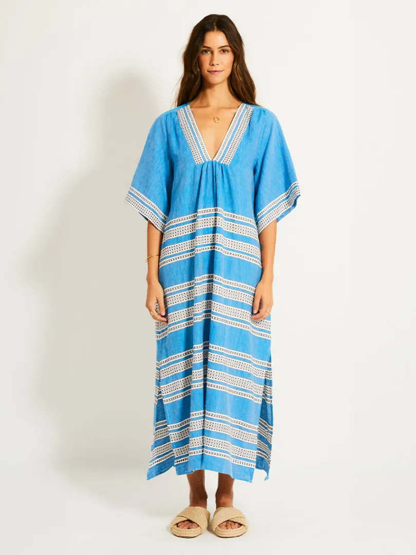 lemlem EDNA | V Neck Dress