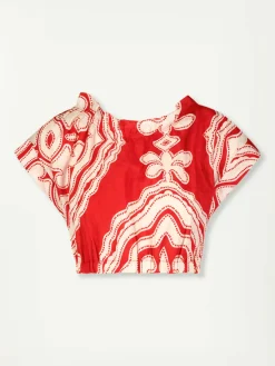 lemlem MUNA | Ruched Crop Top