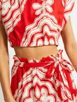 lemlem MUNA | Ruched Crop Top